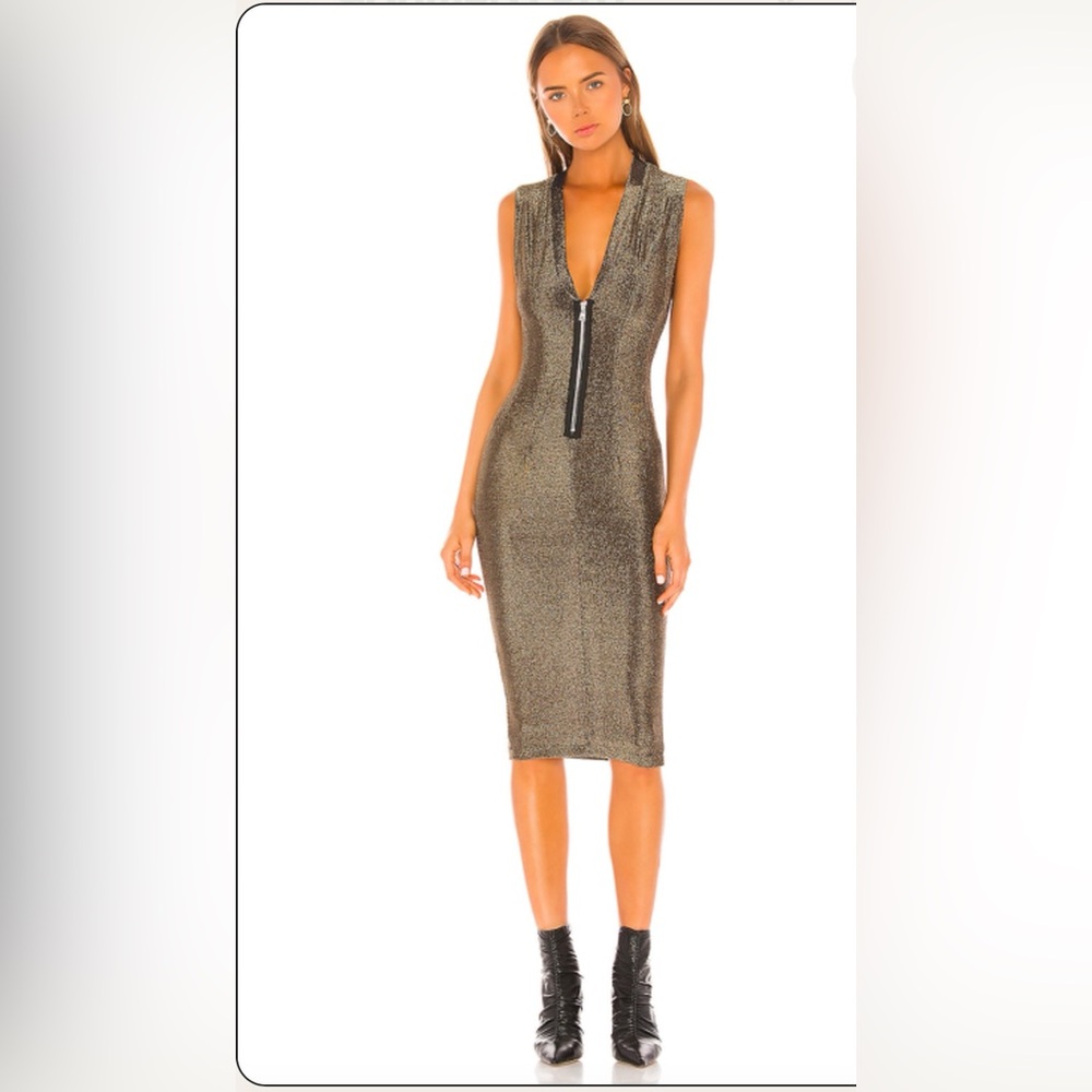 RtA Bandit Dress. Bodycon midi dress. Reversible. Size Large. New. With tags.